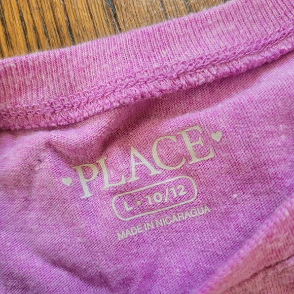 Bundle of 2 Purple Long Sleeve Tops Size Girl's Large 10/12 - Picture 4 of 5